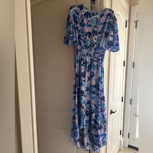 Floral print cocktail dress size medium